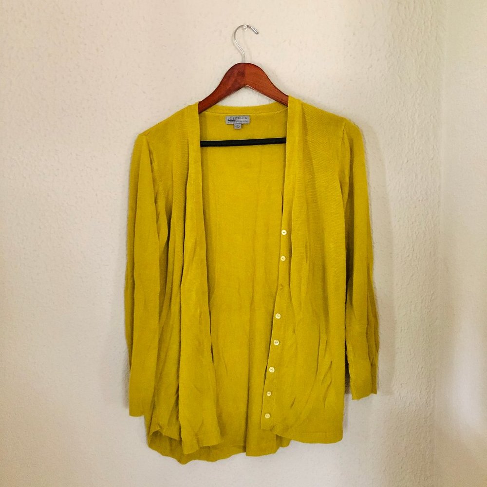 Beautiful Spring Lightweight Yellow Cardigan - image 1